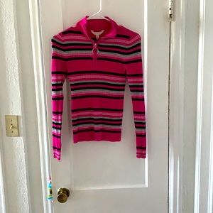 Gently worn long sleeves zip up